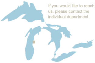 If you would like to reach us, please contact the individual department